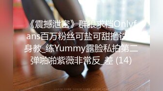 《震撼泄密》群狼求档Onlyfans百万粉丝可盐可甜撸铁健身教_练Yummy露脸私拍第二弹啪啪紫薇非常反_差 (14)