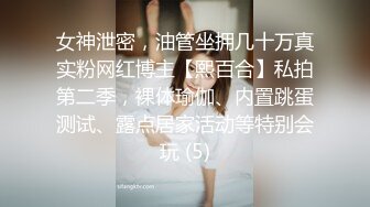 女神泄密，油管坐拥几十万真实粉网红博主【熙百合】私拍第二季，裸体瑜伽、内置跳蛋测试、露点居家活动等特别会玩 (5)