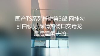 国产TS系列梓琳第3部 网袜勾引白领男 深情热吻口交毒龙 最后温柔一啪