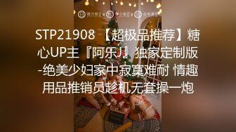 STP21908 【超极品推荐】糖心UP主『阿乐J』独家定制版-绝美少妇家中寂寞难耐 情趣用品推销员趁机无套操一炮