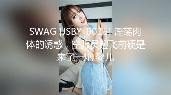 SWAG [JSBY-0015] 淫荡肉体的诱惑，空服员起飞前硬是来了一炮 黎儿