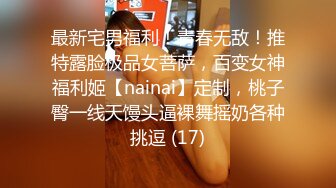 最新宅男福利！青春无敌！推特露脸极品女菩萨，百变女神福利姬【nainai】定制，桃子臀一线天馒头逼裸舞摇奶各种挑逗 (17)