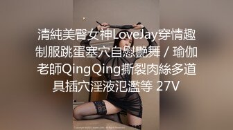 清純美臀女神LoveJay穿情趣制服跳蛋塞穴自慰艷舞／瑜伽老師QingQing撕裂肉絲多道具插穴淫液氾濫等 27V