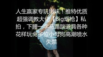 人生赢家专玩嫩妹！推特优质超强调教大佬【Big烟枪】私拍，下腰一字马踢踹道具各种花样玩肏多位小母狗高潮喷水失禁